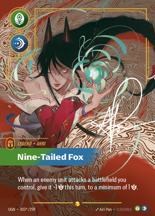 Ahri - Nine-Tailed Fox (RARE) [ Inglese / Cinese Semplificato ]