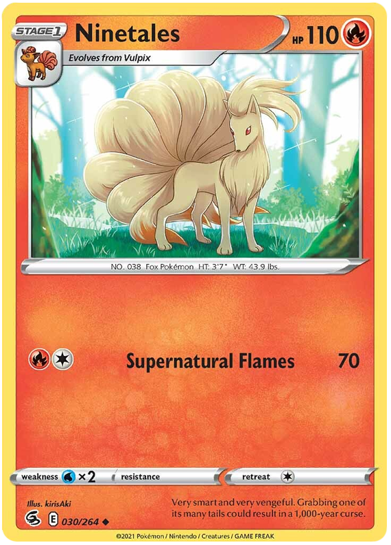 Ninetales - Colpo Fusione 030/264 [ Italiano / Inglese ]