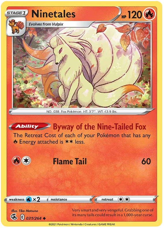 Ninetales - Colpo Fusione 031/264 [ Italiano / Inglese ]