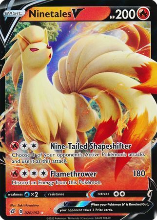 Ninetales V - Fragore Ribelle 026/192 [ Italiano / Inglese ]