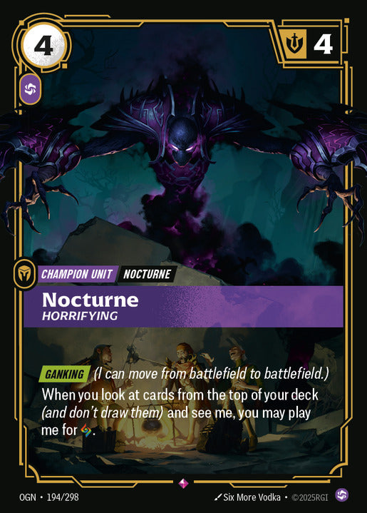 Nocturne - Horrifying [ Inglese / Cinese Semplificato ]