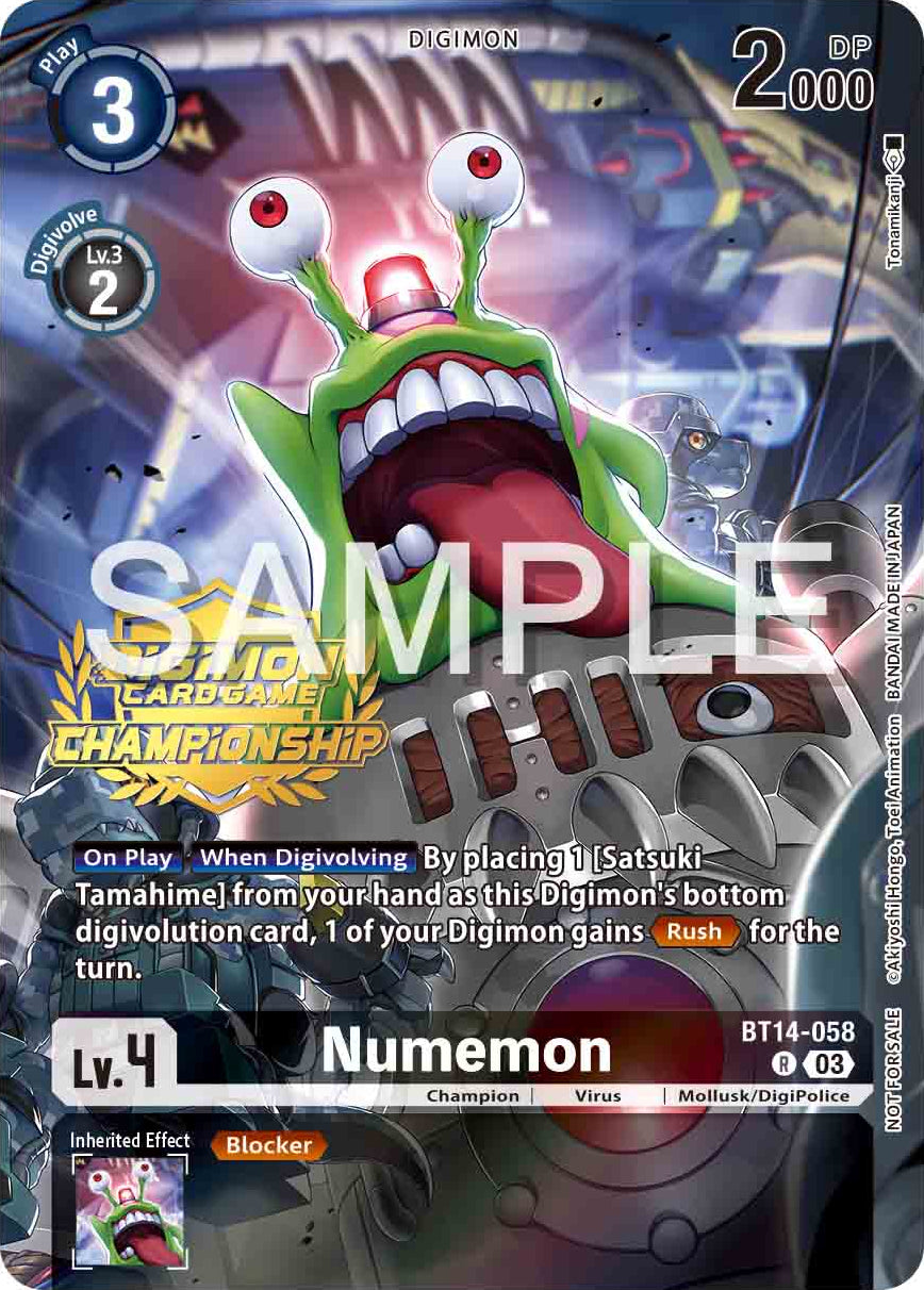 Numemon BT14-058 [ Inglese / Giapponese ]