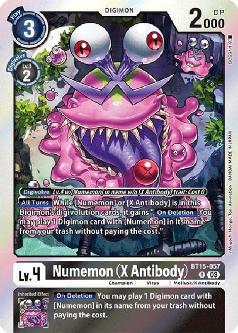 Numemon BT15-057 [ Inglese / Giapponese ]