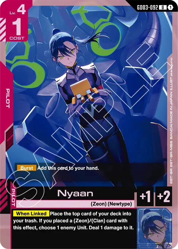 Nyaan GD03-092 [ Inglese / Giapponese ]