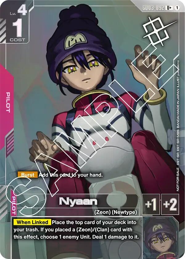 Nyaan GD03-092 [ Inglese / Giapponese ]