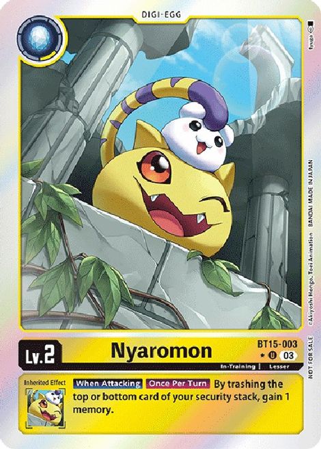Nyaromon BT15-003 [ Inglese / Giapponese ]