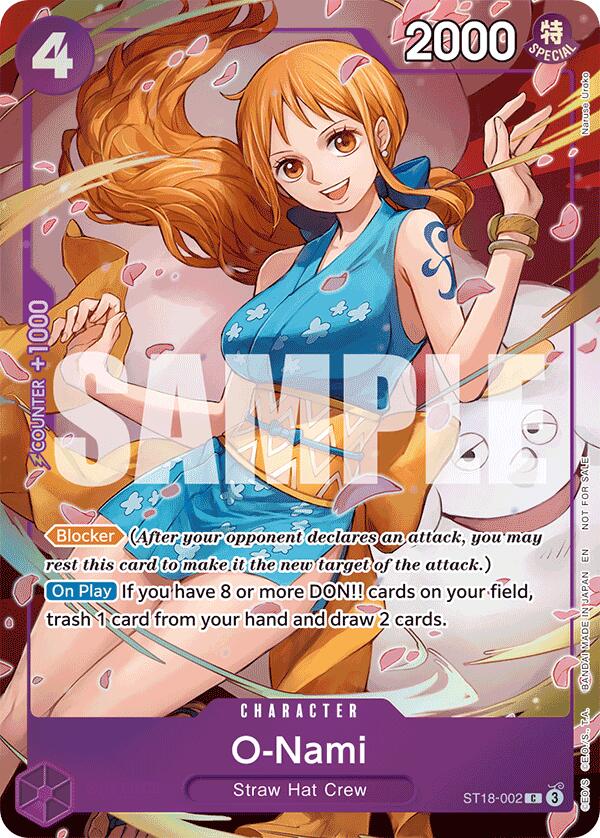 O-Nami ST18-002 [ Inglese / Giapponese / Francese / Cinese Semplificato ]