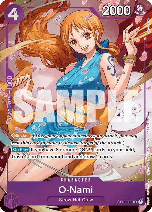 O-Nami ST18-002 [ Inglese / Giapponese / Francese / Cinese Semplificato ]
