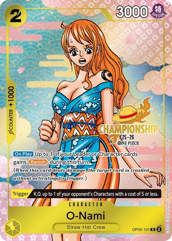 O-Nami OP06-101 [ Inglese / Giapponese / Francese / Cinese Semplificato ]