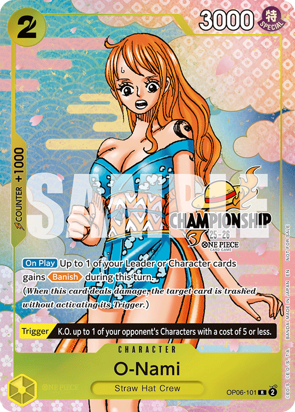 O-Nami OP06-101 [ Inglese / Giapponese / Francese / Cinese Semplificato ]