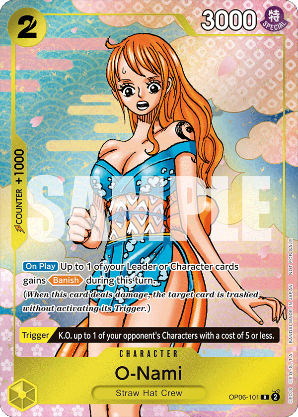 O-Nami OP06-101 [ Inglese / Giapponese / Francese / Cinese Semplificato ]