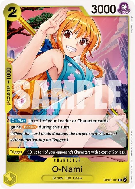 O-Nami OP06-101 [ Inglese / Giapponese / Francese / Cinese Semplificato ]