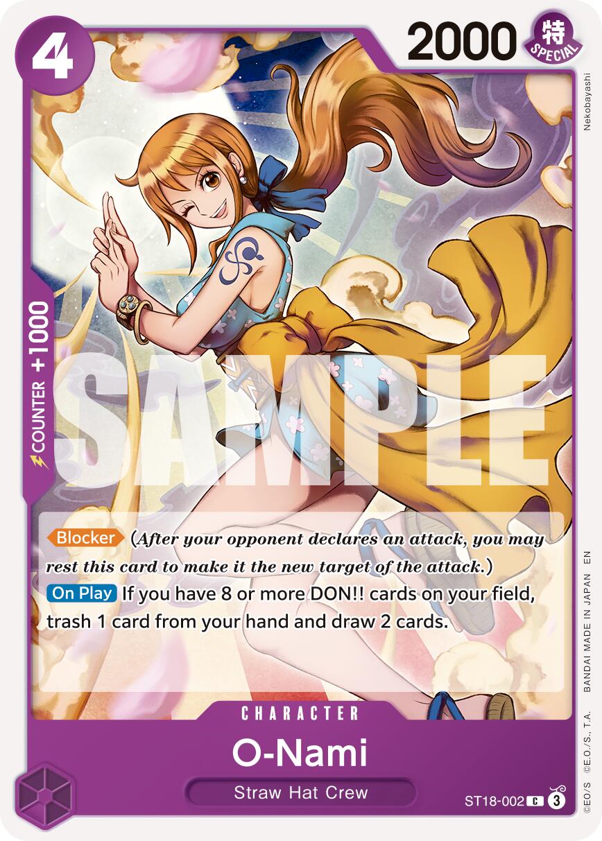 O-Nami ST18-002 [ Inglese / Giapponese / Francese / Cinese Semplificato ]