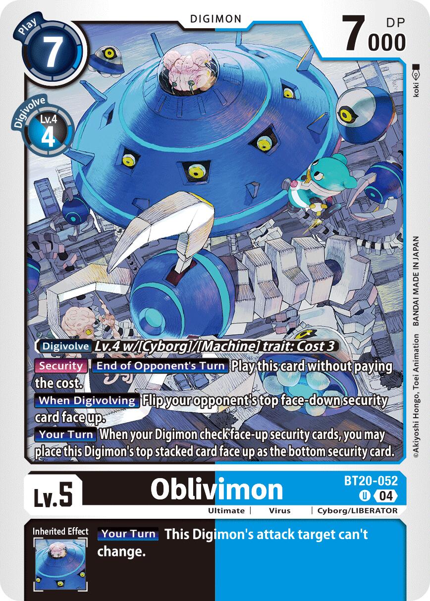 Oblivimon BT20-052 [ Inglese / Giapponese ]
