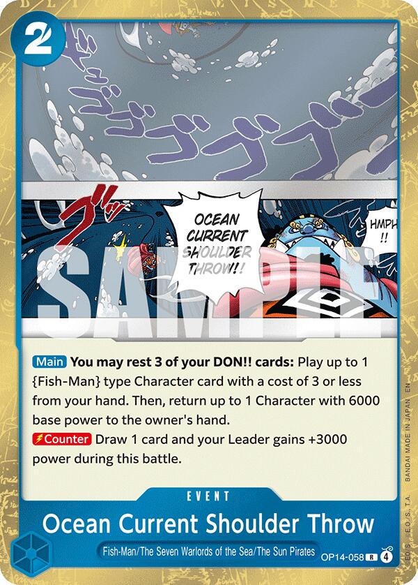 Ocean Current Shoulder Throw OP14-058 [ Inglese / Giapponese / Francese / Cinese Semplificato ]