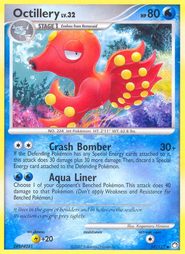 Octillery Lv.32 - Tesori Misteriosi 57/123 [ Italiano / Inglese ]