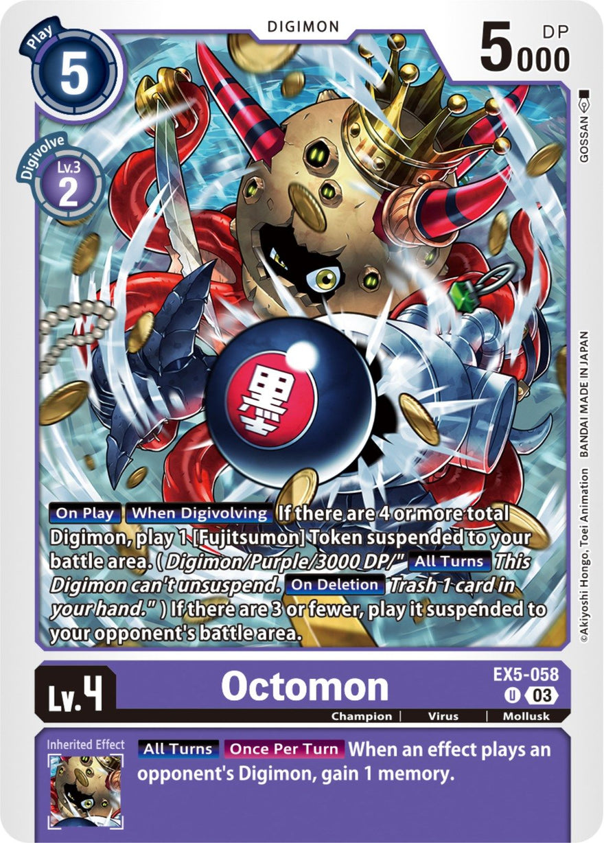Octomon EX5-058 [ Inglese / Giapponese ]