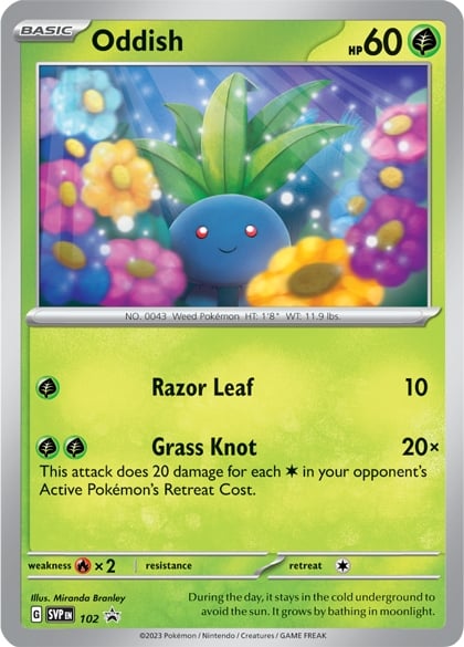 Oddish - SVP Black Star Promos SVP 102 [ Inglese ]
