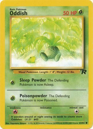 Oddish - Team Rocket 63/82 [ Italiano / Inglese ]