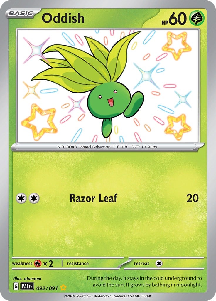 Oddish - Destino di Paldea 092/091 [ Italiano ]