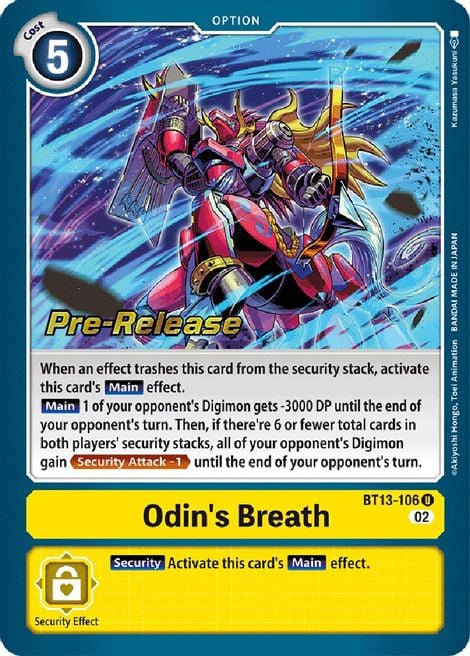Odin's Breath BT13-106 [ Inglese / Giapponese ]