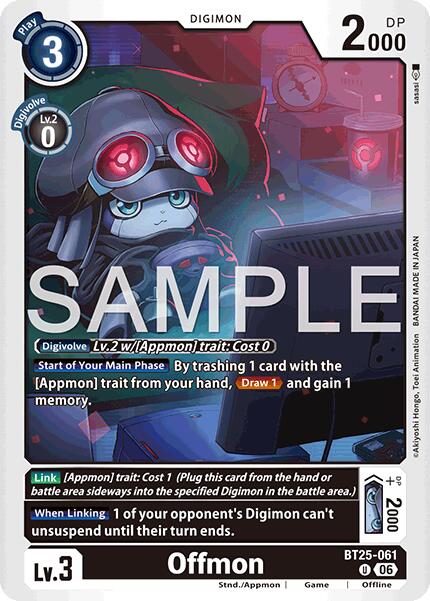 Offmon BT25-061 [ Inglese / Giapponese ]