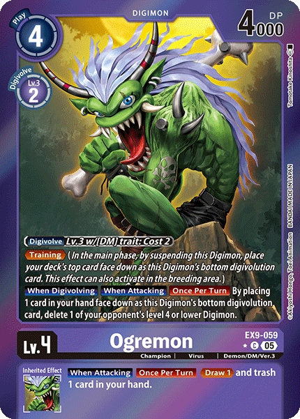 Ogremon EX9-059 [ Inglese / Giapponese ]