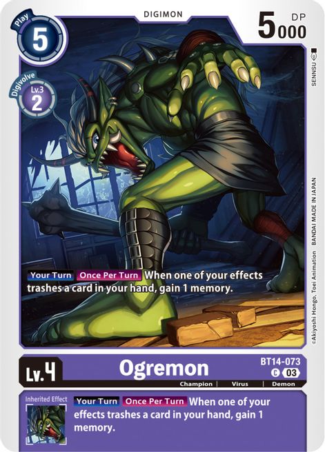 Ogremon BT14-073 [ Inglese / Giapponese ]