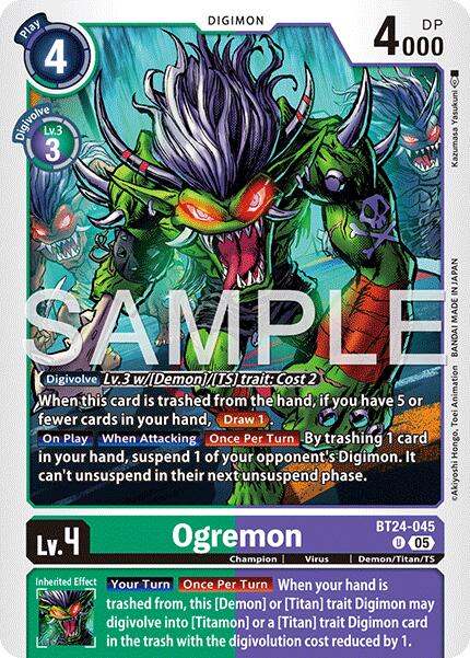 Ogremon BT24-045 [ Inglese / Giapponese ]