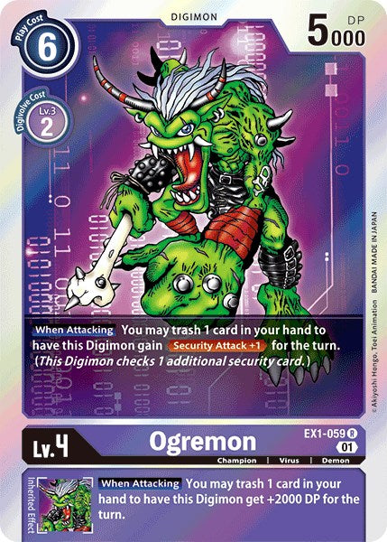 Ogremon EX1-059 [ Inglese / Giapponese ]