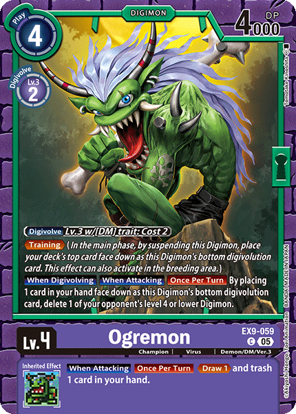Ogremon EX9-059 [ Inglese / Giapponese ]