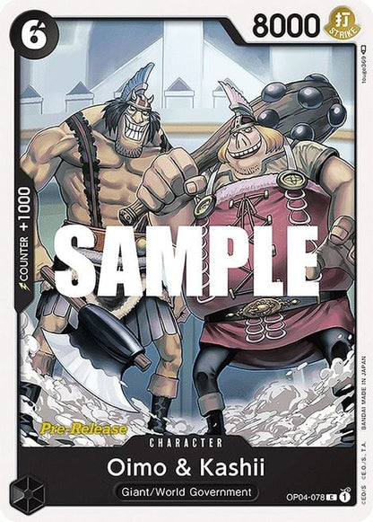 Oimo & Kashii OP04-078 [ Inglese / Giapponese / Francese / Cinese Semplificato ]