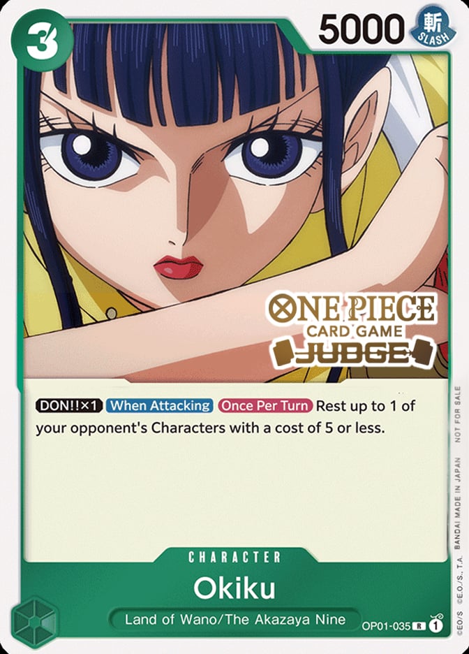 Okiku OP01-035 [ Inglese / Giapponese / Francese / Cinese Semplificato ]