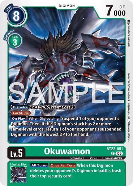 Okuwamon BT22-051 [ Inglese / Giapponese ]