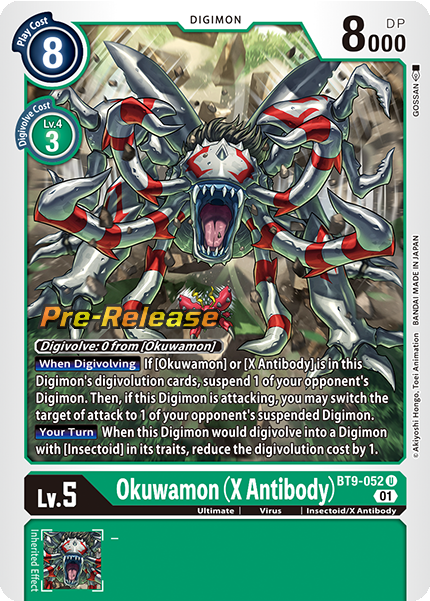 Okuwamon (PRE Releasestamped) BT9-052 [ Inglese / Giapponese ]