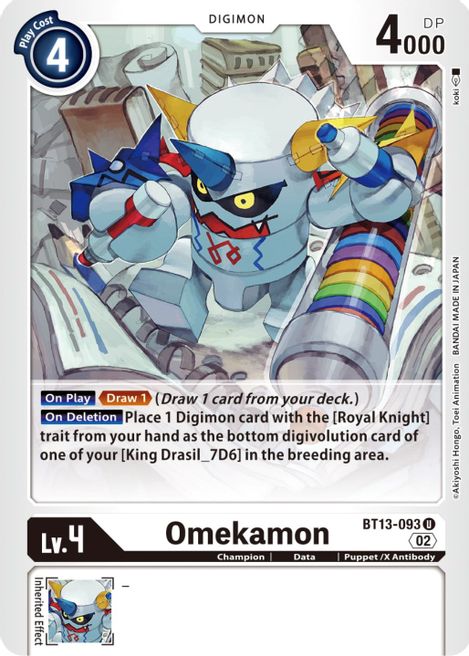 Omekamon BT13-093 [ Inglese / Giapponese ]