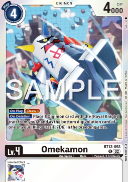 Omekamon BT13-093 [ Inglese / Giapponese ]