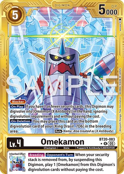 Omekamon BT20-083 [ Inglese / Giapponese ]