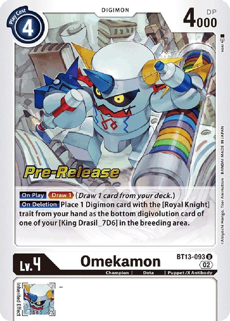 Omekamon BT13-093 [ Inglese / Giapponese ]