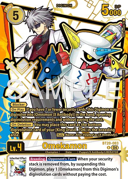 Omekamon BT20-083 [ Inglese / Giapponese ]