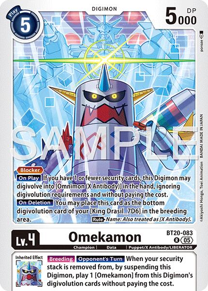 Omekamon BT20-083 [ Inglese / Giapponese ]