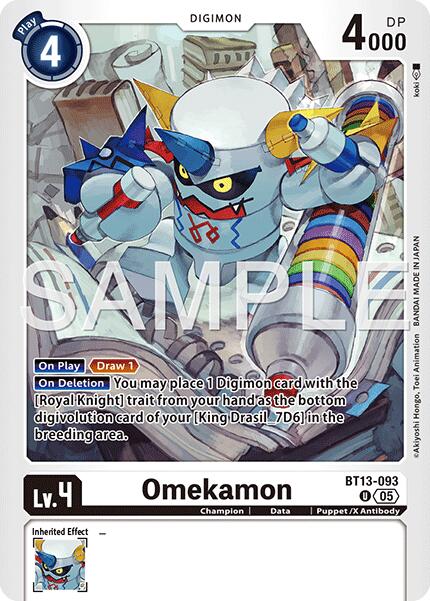 Omekamon BT13-093 [ Inglese / Giapponese ]
