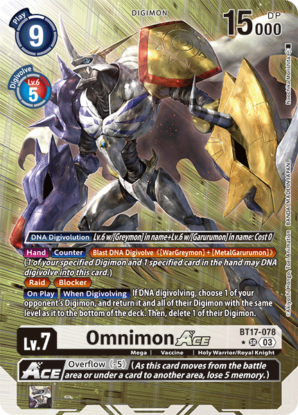 Omnimon ACE BT17-078 [ Inglese / Giapponese ]