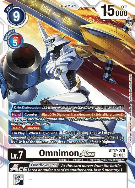 Omnimon ACE BT17-078 [ Inglese / Giapponese ]