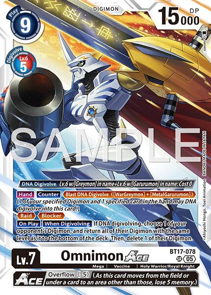 Omnimon ACE BT17-078 [ Inglese / Giapponese ]