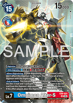 Omnimon Alter-S EX9-021 [ Inglese / Giapponese ]