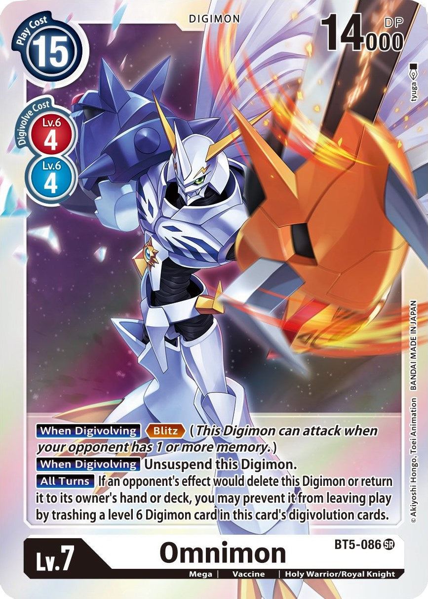 Omnimon BT5-086 [ Inglese / Giapponese ]
