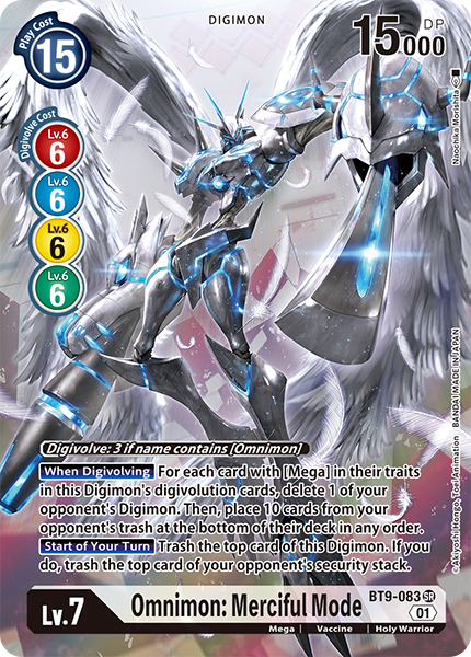 Omnimon: Merciful Mode BT9-083 [ Inglese / Giapponese ]