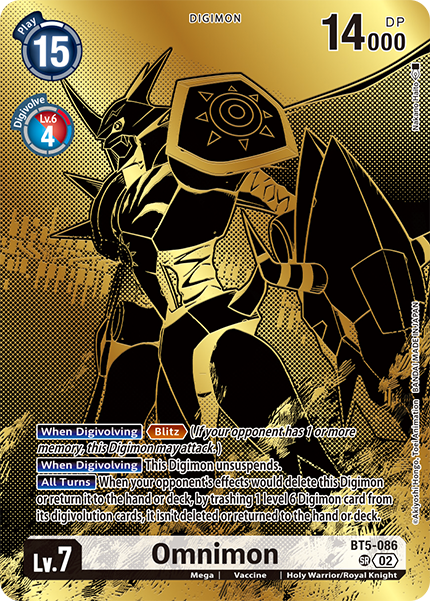 Omnimon BT5-086 [ Inglese / Giapponese ]