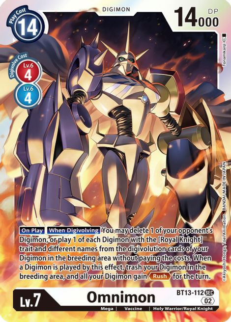 Omnimon BT13-112 [ Inglese / Giapponese ]
